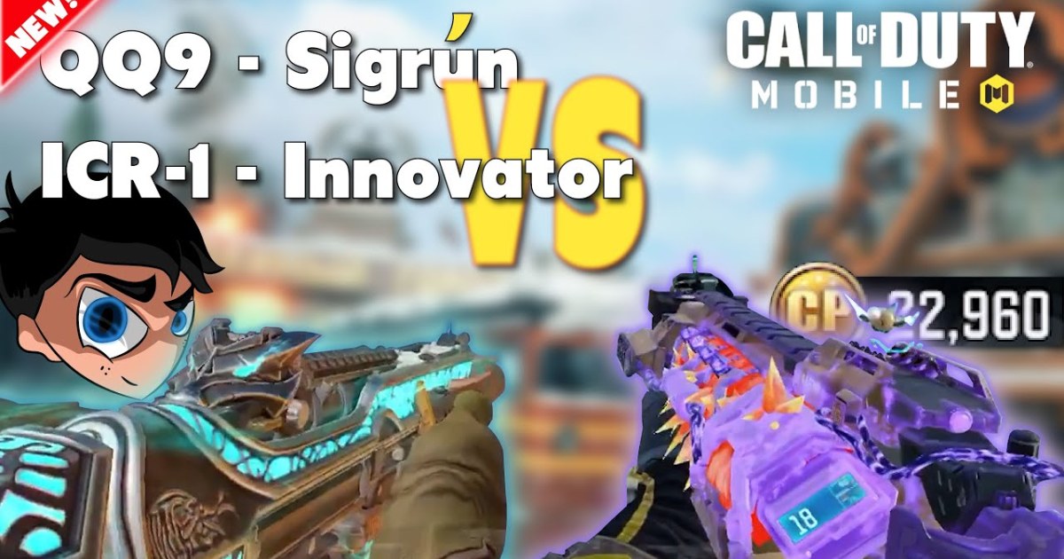 Best Icr 1 Legendary Skin Vs Best Qq9 Legendary Skin Anak Ayah Legendary Gameplay Codmobile Bstation